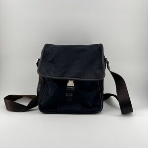 Prada Nylon Messenger Bag – Classic Black